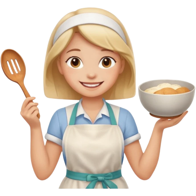 Girl baking emoji