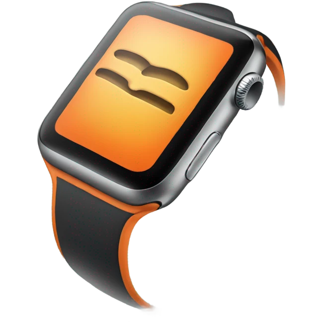 Apple Watch Orange emoji