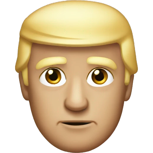 Donald trump bald emoji