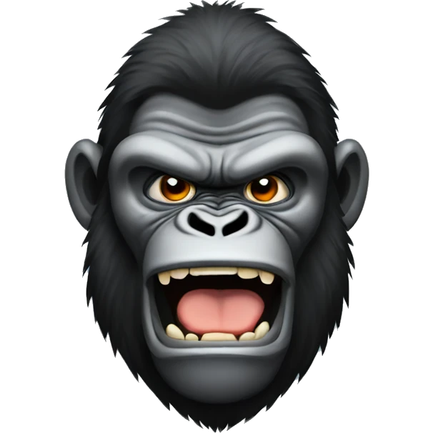 angry gorilla emoji