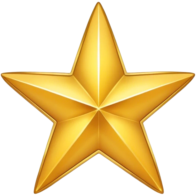 Gold star emoji