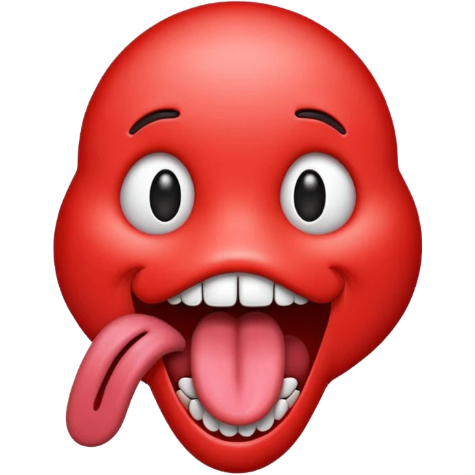Emoji shaking it’s tounge  emoji