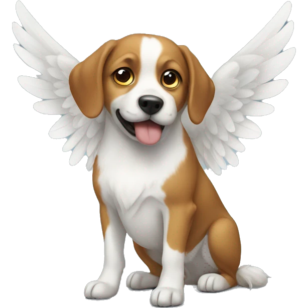a dog with wings emoji