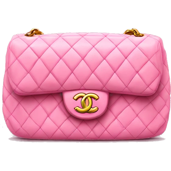 Pink Chanel purse emoji