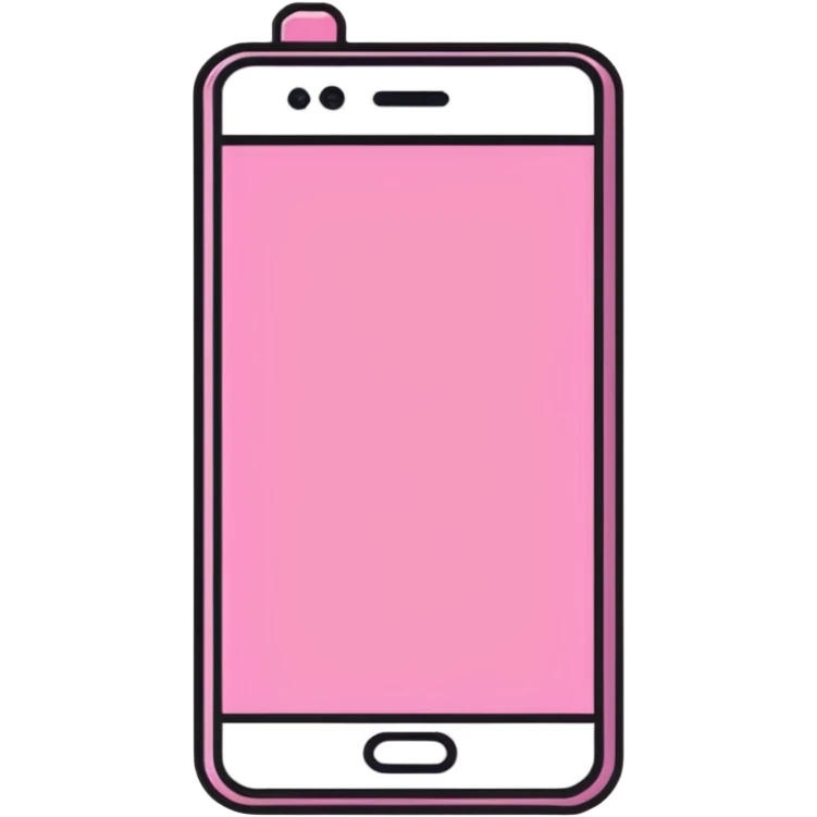 pink gothic smartphone emoji
