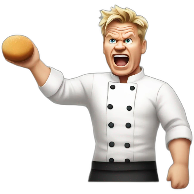 gordon ramsay shouting emoji