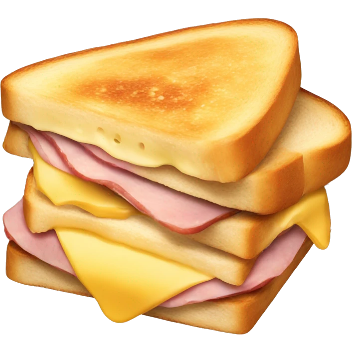 Ham and cheese toasted sandwich  emoji
