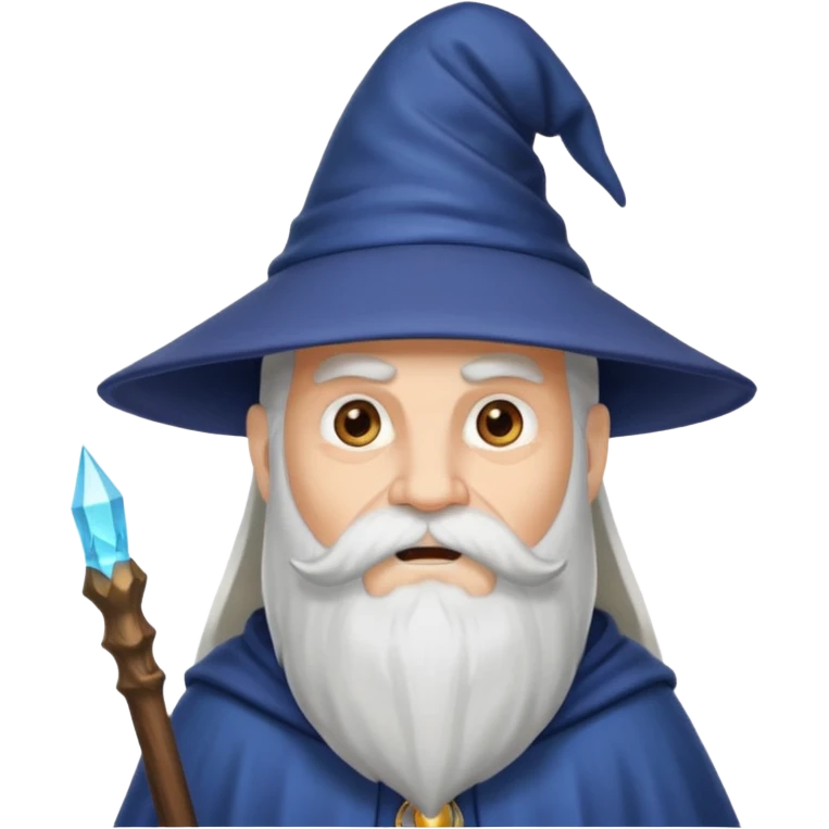 Mad wizard emoji