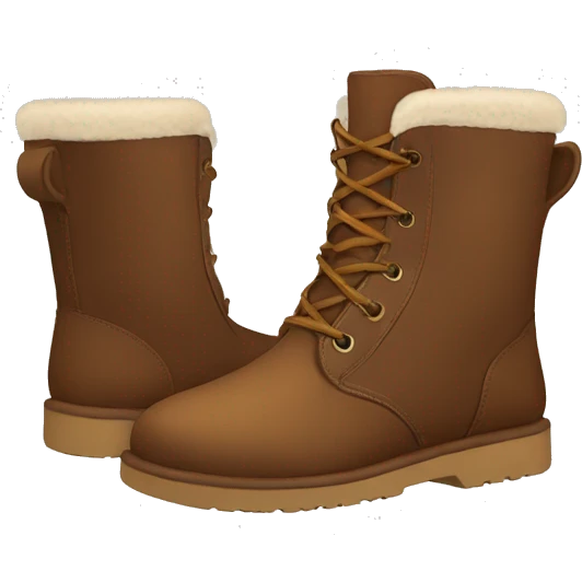 brown ugg boots emoji