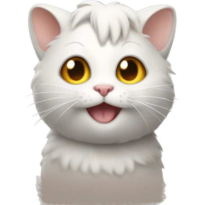 cat wearing hamster emoji