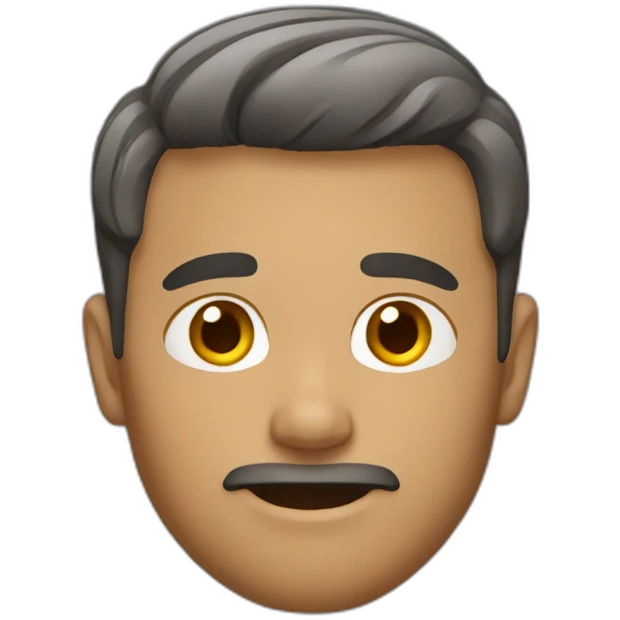 Short hair man emoji