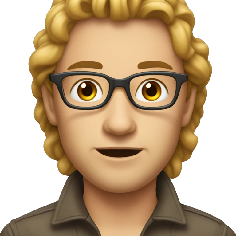 Девочка в очках с короткой стрижкой  emoji