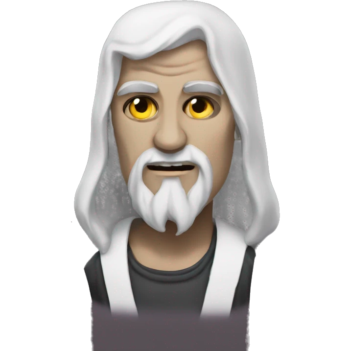Create papa nihil from the rock band ghost emoji