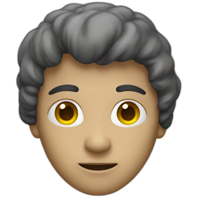 A mysterious figure emoji