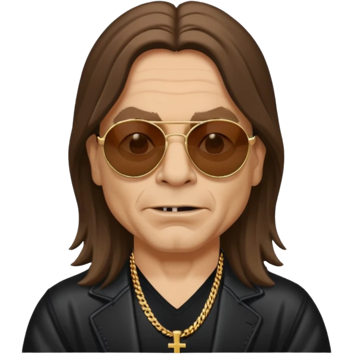 ozzie osbourne with sunglasses emoji