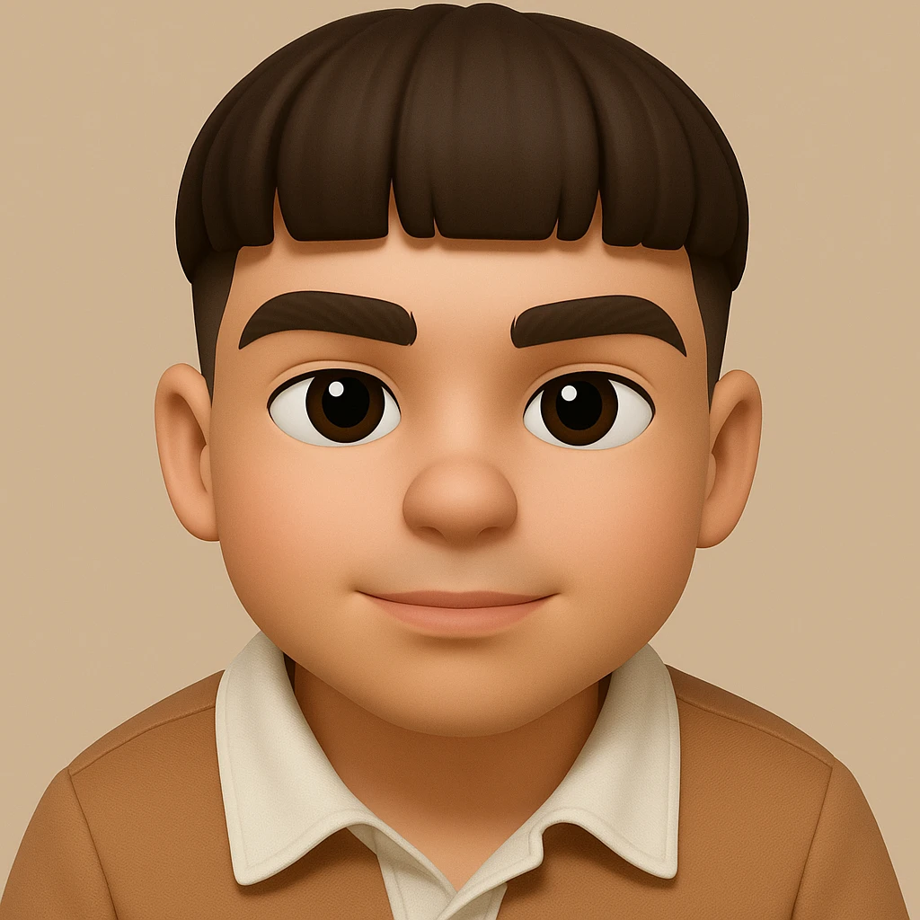 3d-emoji стиль, лицо не грустное, не толстое, уверенное выражение лица emoji