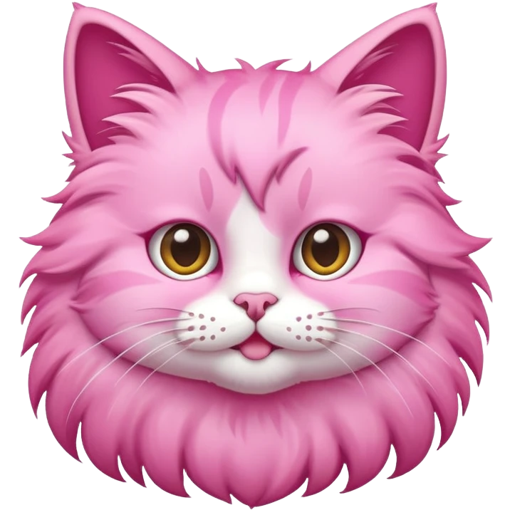 Pink cat emoji