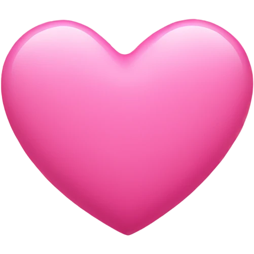 Pink heart emoji