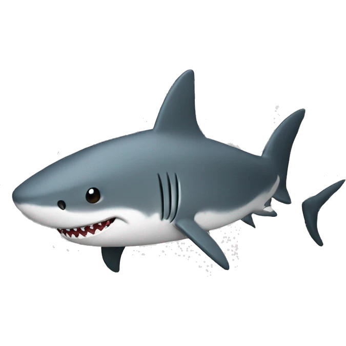 Write code a shark emoji