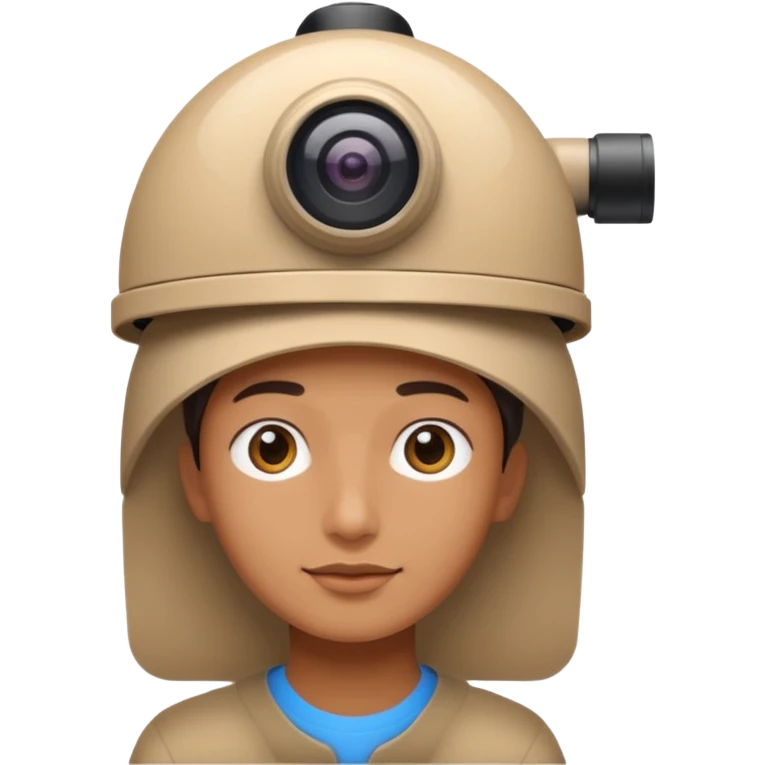 Top right corner image add a dome camera on top emoji