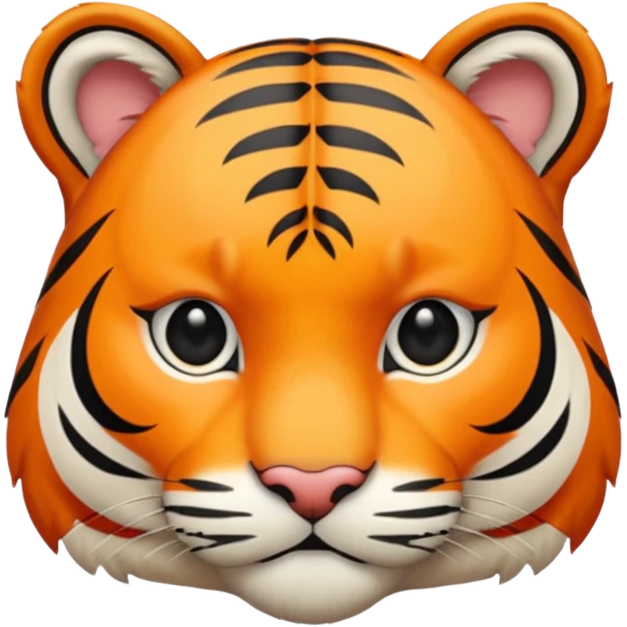 Demure tiger emoji