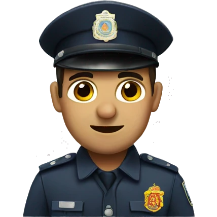 A Spanish policeman emoji