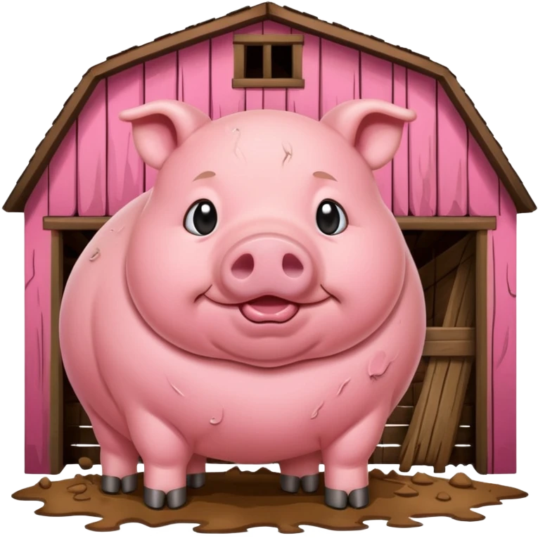 Fat pig emoji