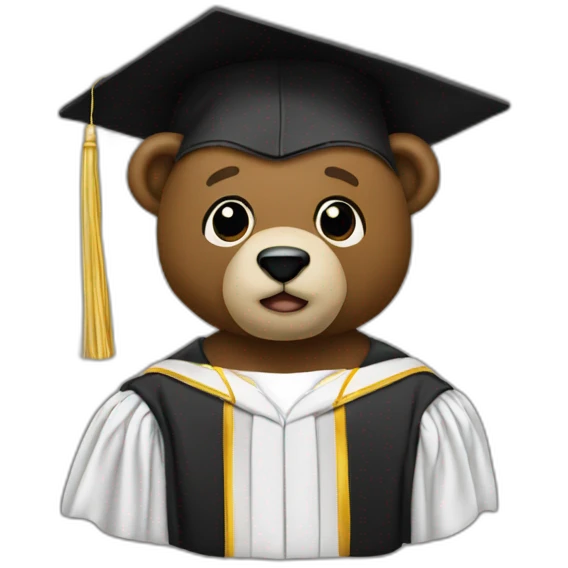 kanye west graduation bear emoji