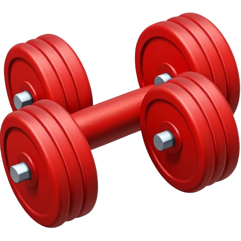 red dumbbell emoji