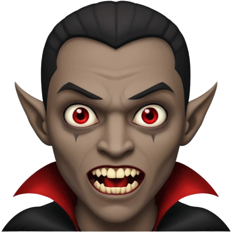 Black man Vampire emoji