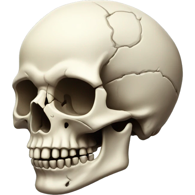 Detailed skull  emoji