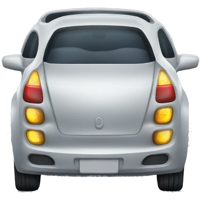 Car with pop up ligts emoji