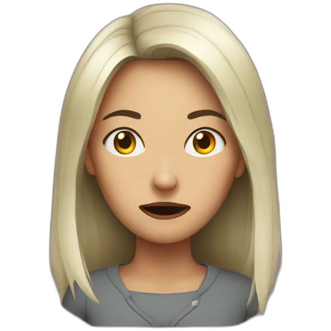 woman horror emoji