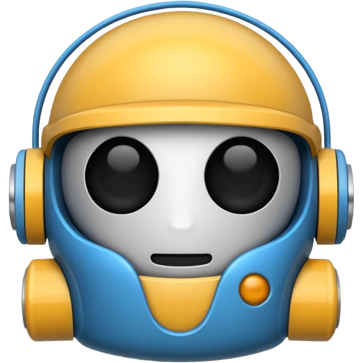 A bot emoji that will be of this color #1e62e2 emoji