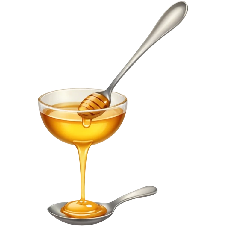 spoon with honey emoji