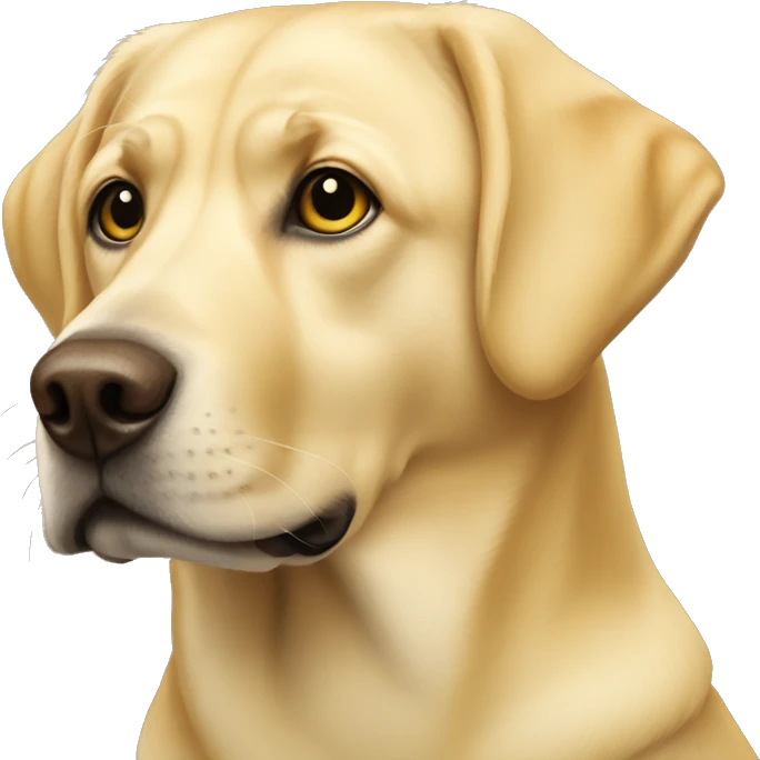 Yellow lab emoji