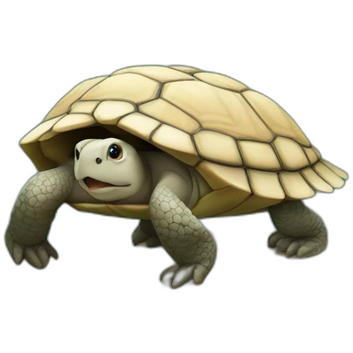 Tortue sur loutre emoji