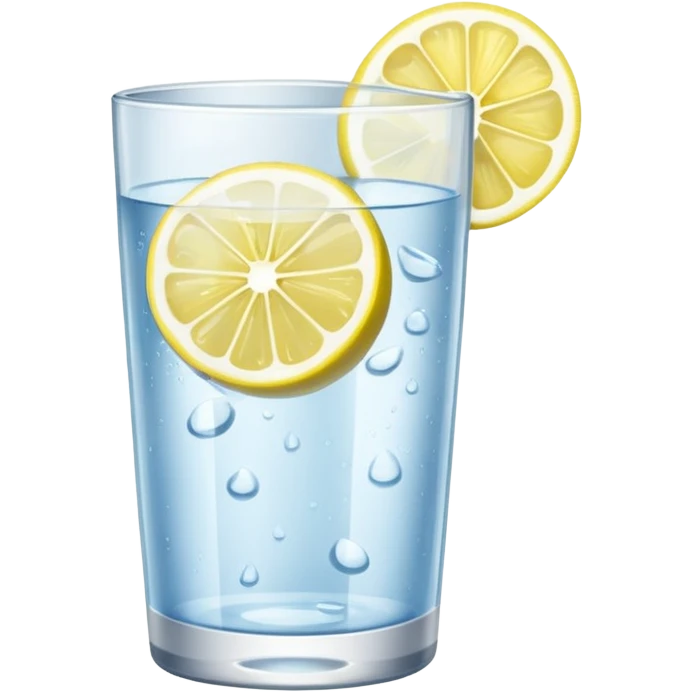 wasser mit zitrone emoji