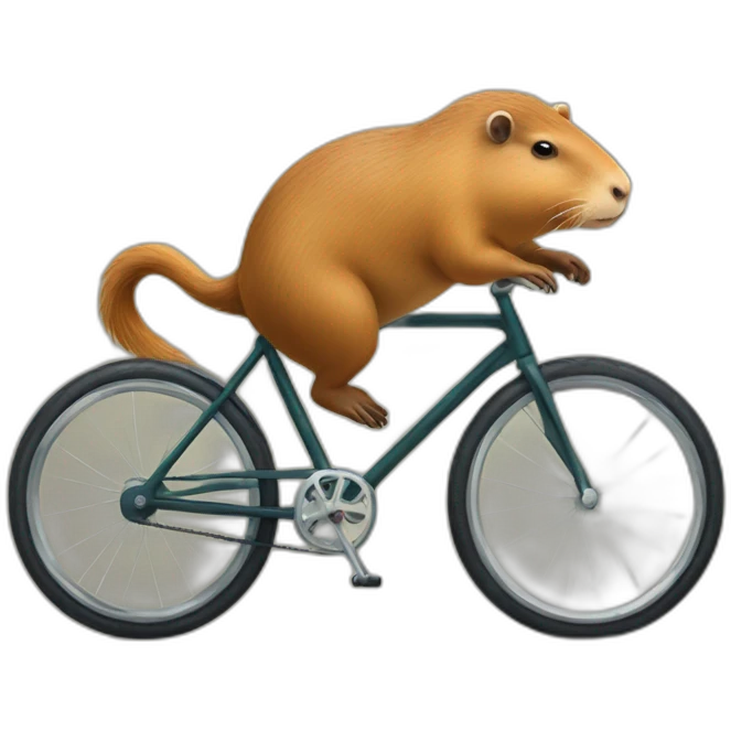 capybara on bike emoji