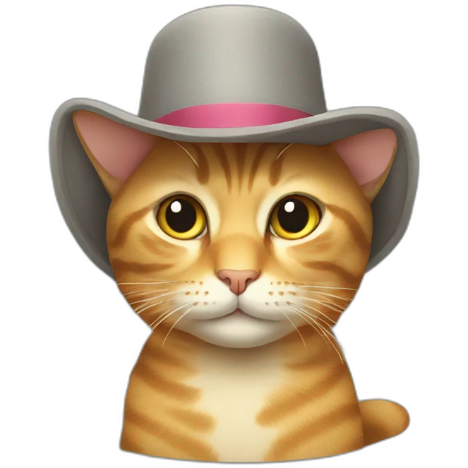 cat with a hat emoji
