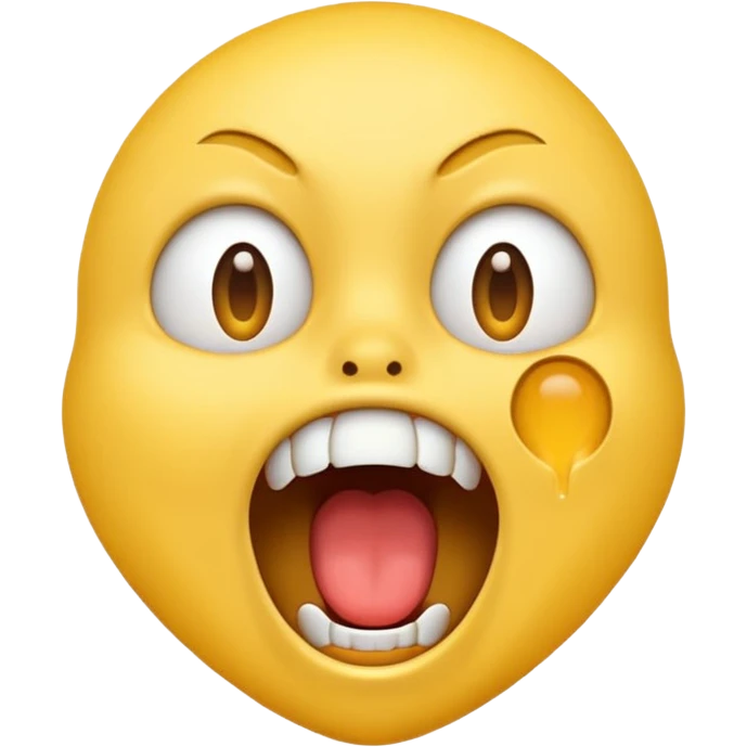 Make me emoji doing the IShowSpeed face emoji