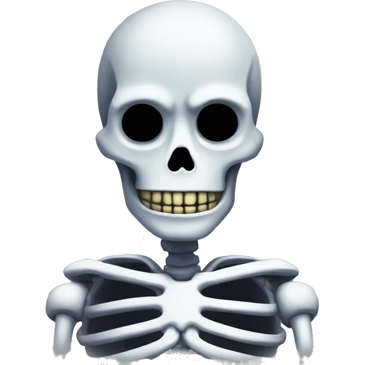 Sans the skeleton from the hit indie game undertale emoji