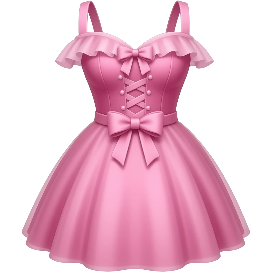Pink dress emoji like this 👗 but pink emoji