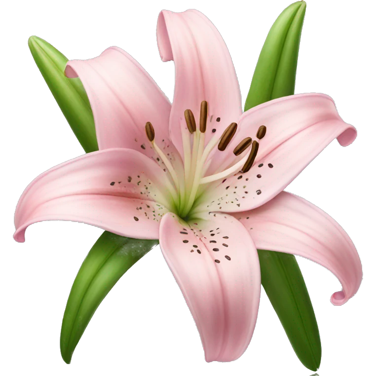 light pink lilium emoji