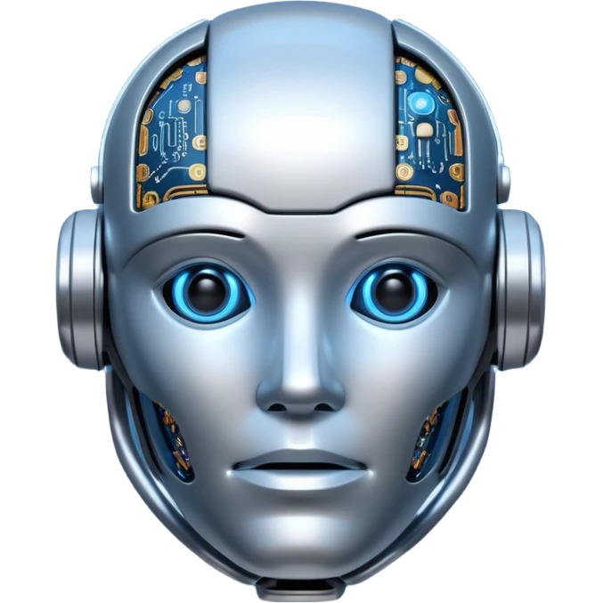 I need an emoji for Slack that ilustrates Artificial Intelligence (AI) si I can flag/tag pull requests and messages that are generated with AI for colleagues to know that they need to pay attention !
What is most descriptive for AI pull request ?

Make it animated and as large as possible  emoji