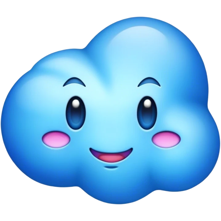 blue emoji
