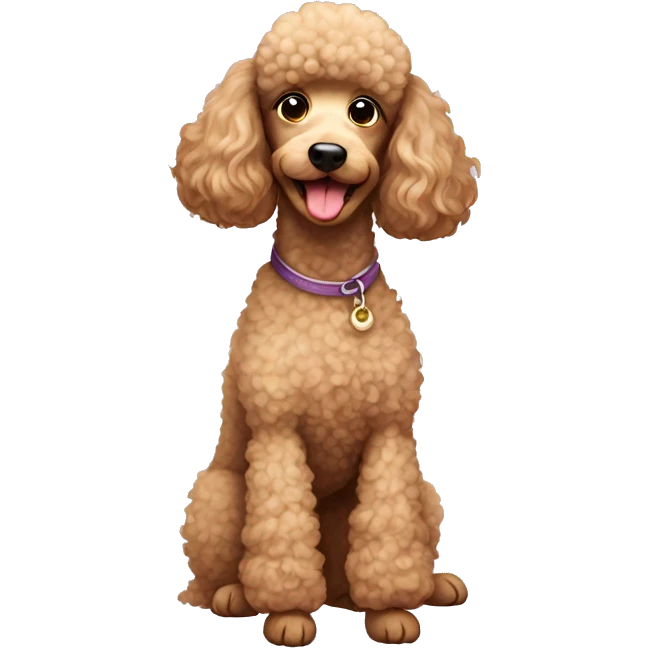 Poodle emoji