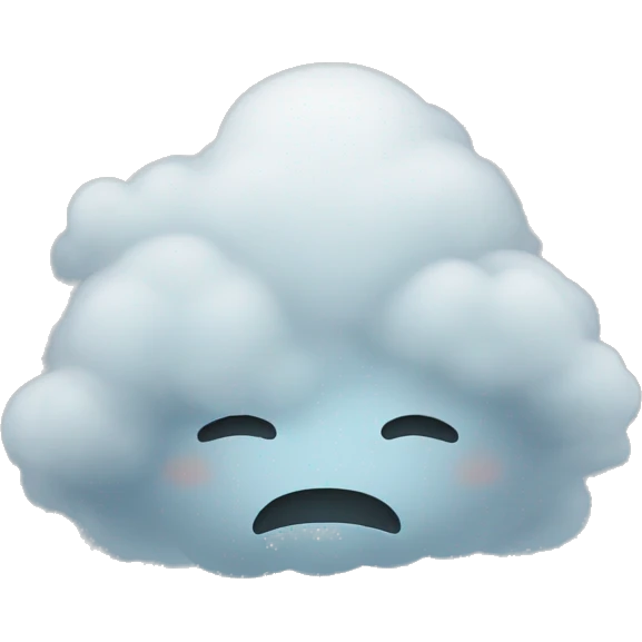 Fog. Face emoji