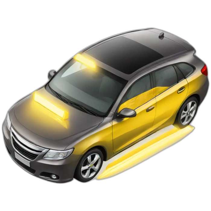 car SHINING emoji
