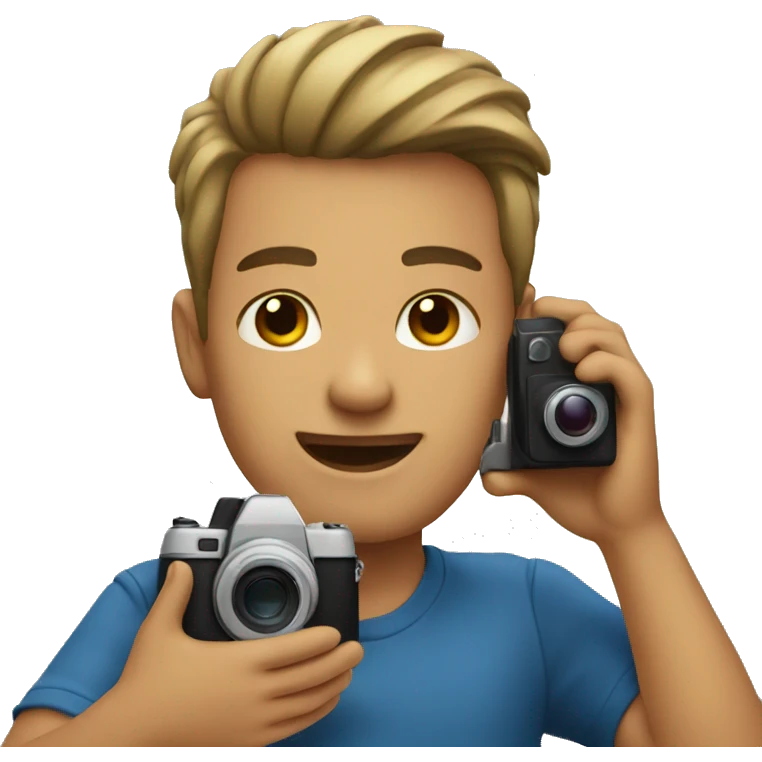 taking photos emoji